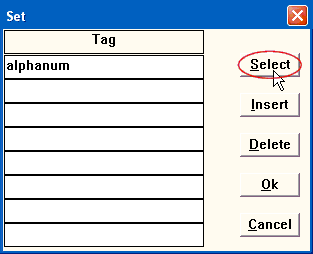 screen shot: primary set definition dialog