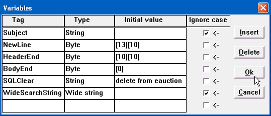 screen shot: variable definition dialog